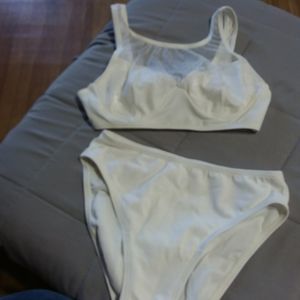 White Shimmer Bikini